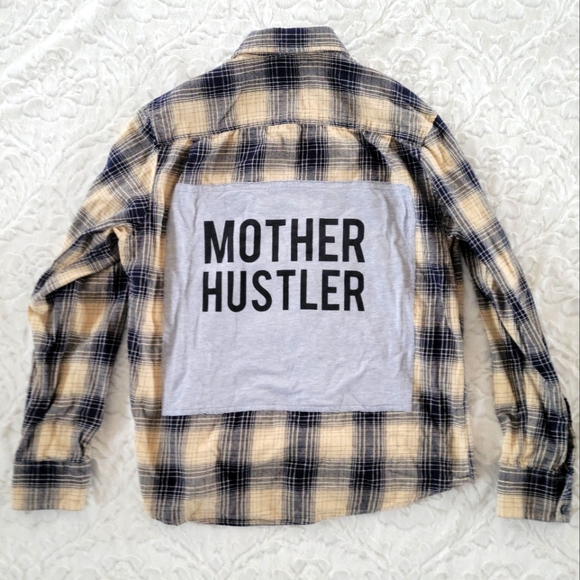 Upcylced One-of-a-kind Flannel - Picture 2 of 7